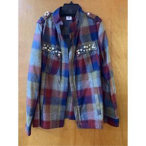 Cabi Red Blue Jacket #fall pearls #Cabi #SALE